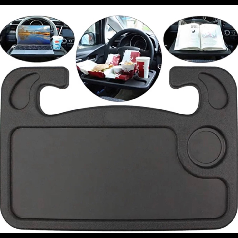 2 in 1 car Eating/Laptop Steering Wheel Desk (NWT)🚗💻🍟🍔